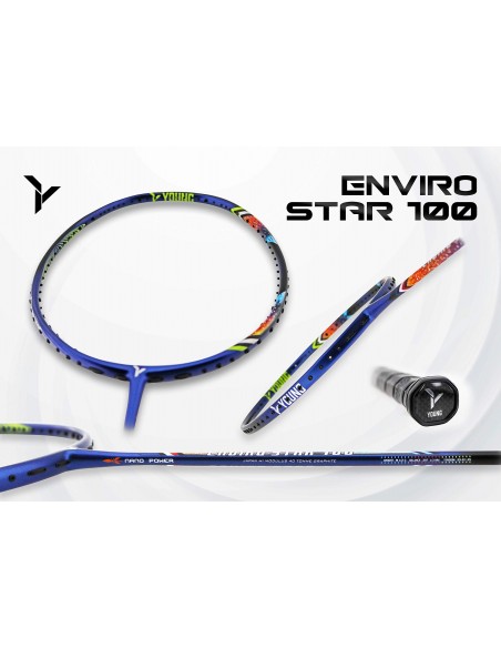 Raquette de Badminton Young Enviro Star 100 (4U)